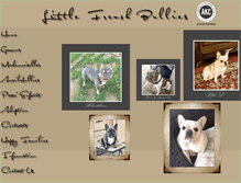Tablet Screenshot of littlefrenchbullies.com